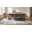 Tapis gris contemporain en laine noué à la main à texture abstraite et moderne-957066944
