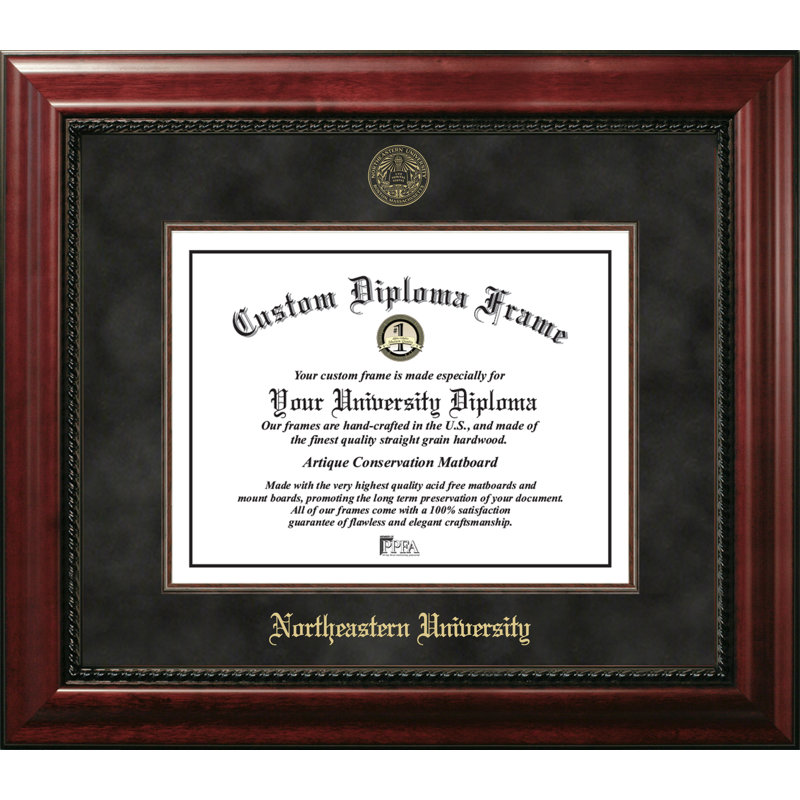 Cadre photo diplôme universitaire Northeastern