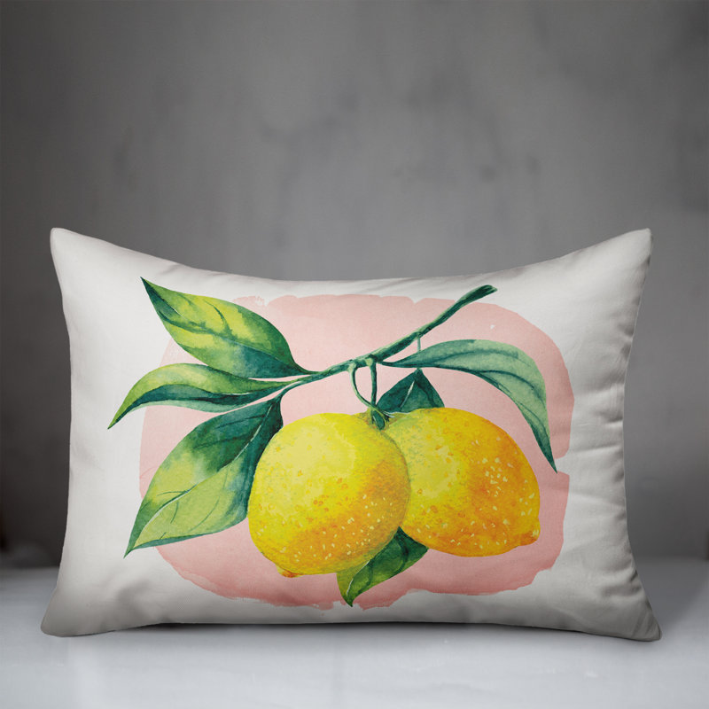 Summer Fun Reversible Throw Pillow