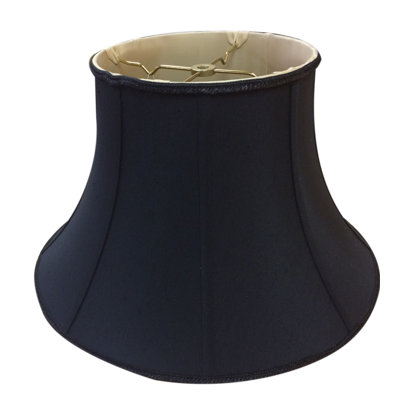 Abat-jour cloche en soie / shantung (araignée)