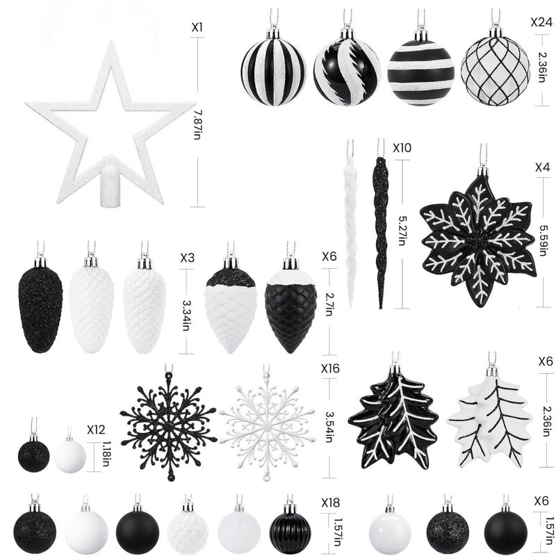 Decorative Accent, Black/White