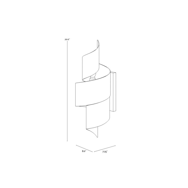 Aphelion 1 - Light Armed Sconce