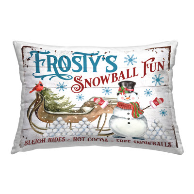 Coussin décoratif Frosty's Snowball Fun