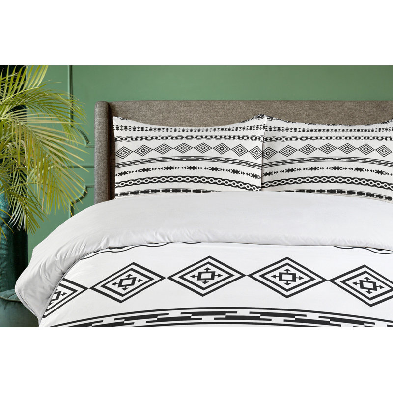 Native American Modern & Contemporary Polyester Duvet Cover, Twin