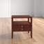 Table de bout avec rangement Mariotti