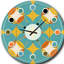 Horloge murale Diamond Retro IV - Mid-Century-40744862