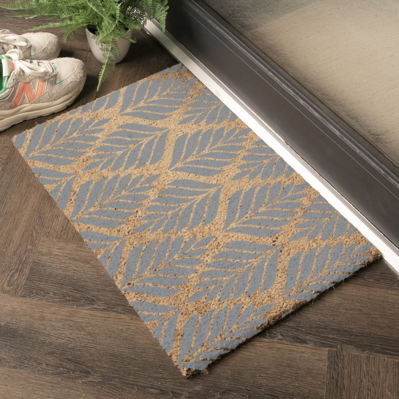 Brais Area Rug, Grey/Orange