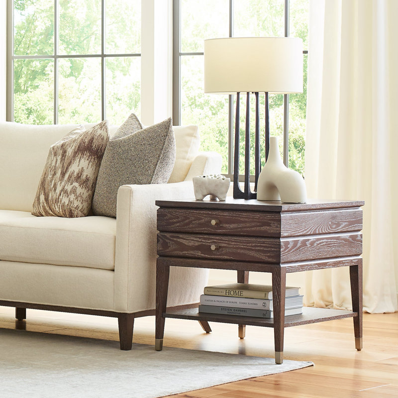 Maidstone Solid Wood End Table, Pier