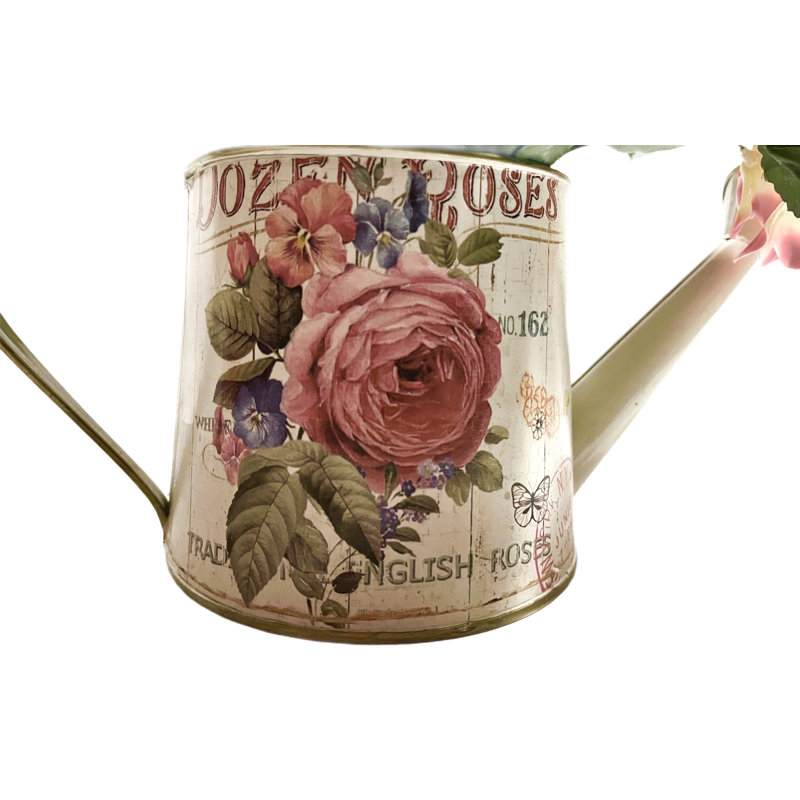 Arrangement floral mixte en pot