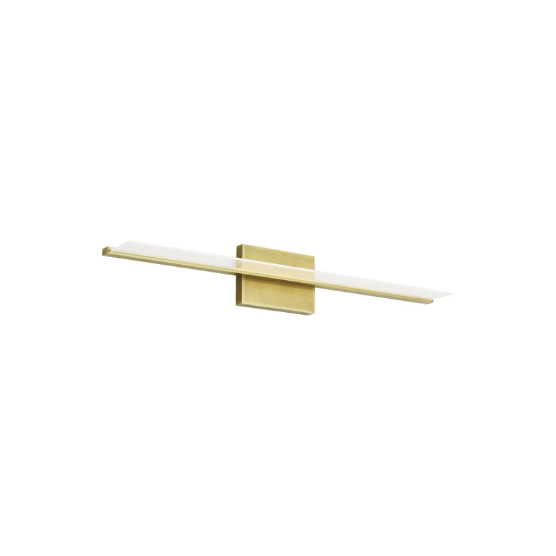 Span 1 - Light LED Bath Bar, Plated Brass, 3000K, 36"
