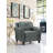 Ibiza 33.9" Round Arm Tufted Armchair-1783690940