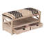 Banc de rangement rembourré avec tiroirs Myo