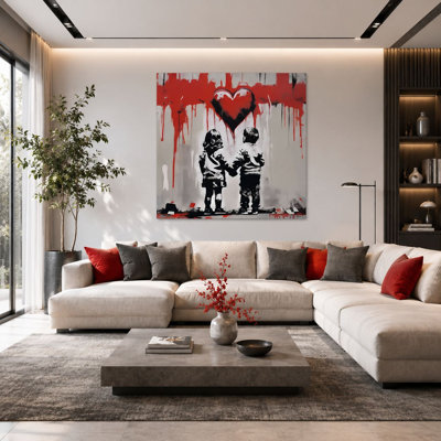 Peinture décorative sur toile
