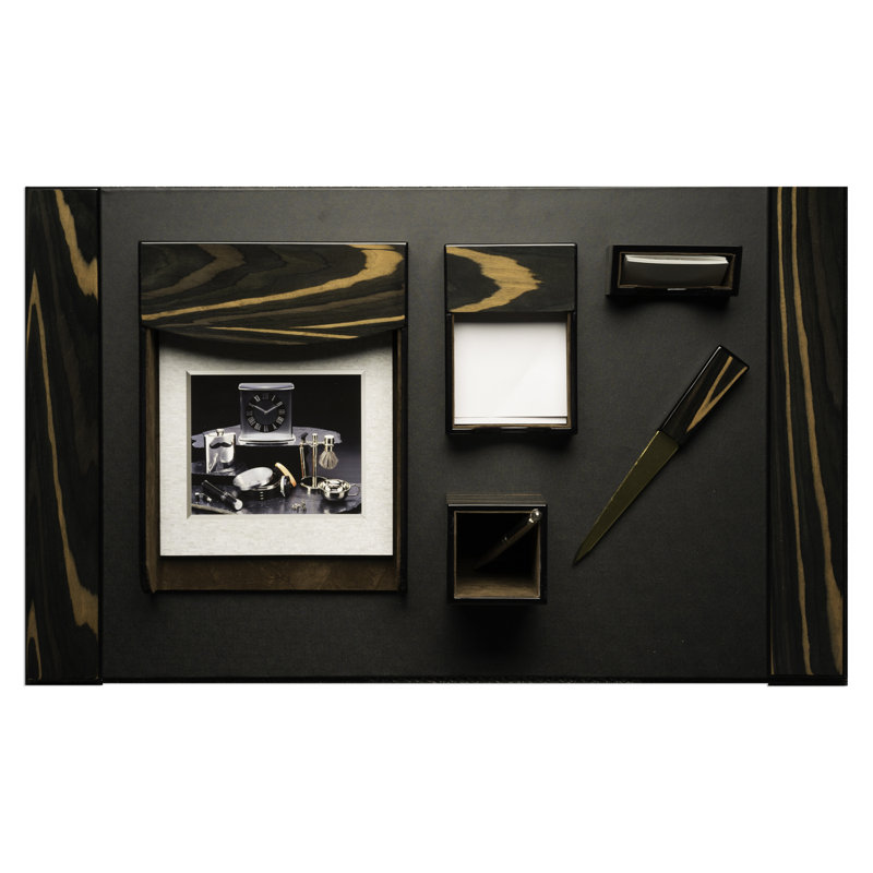 Baumgardner Desk Organizer Set, Black