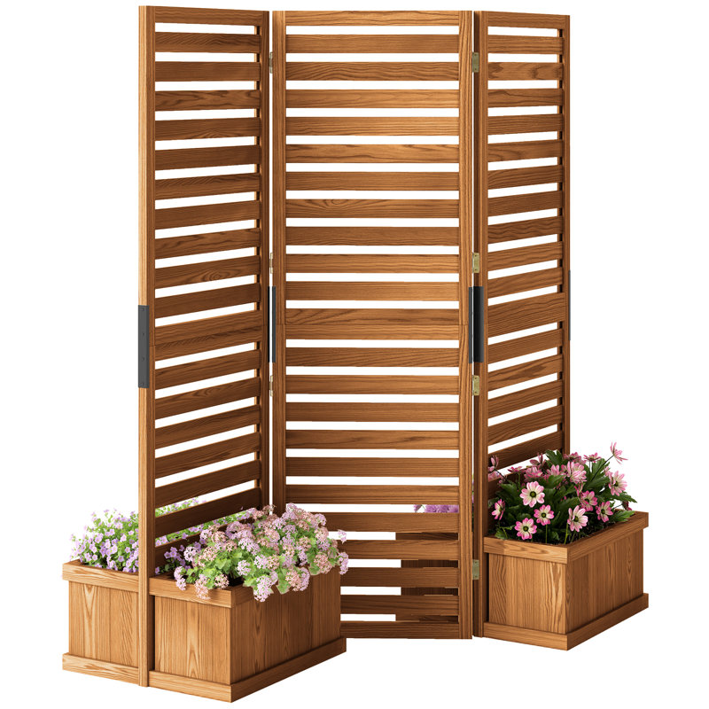 Anneriet Raised Garden Bed, Natural Wood