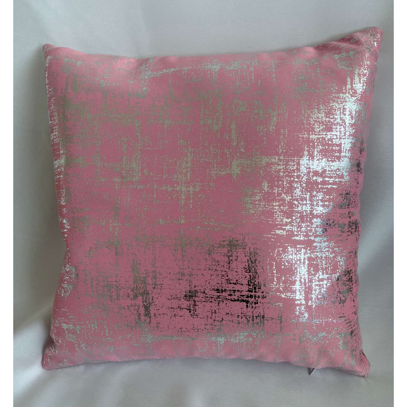 Gilmartin Square Throw Pillow Cover, Pink