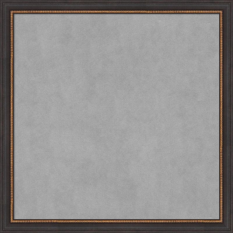 Tableau magnétique magnétique en métal, 27" H x 27" W