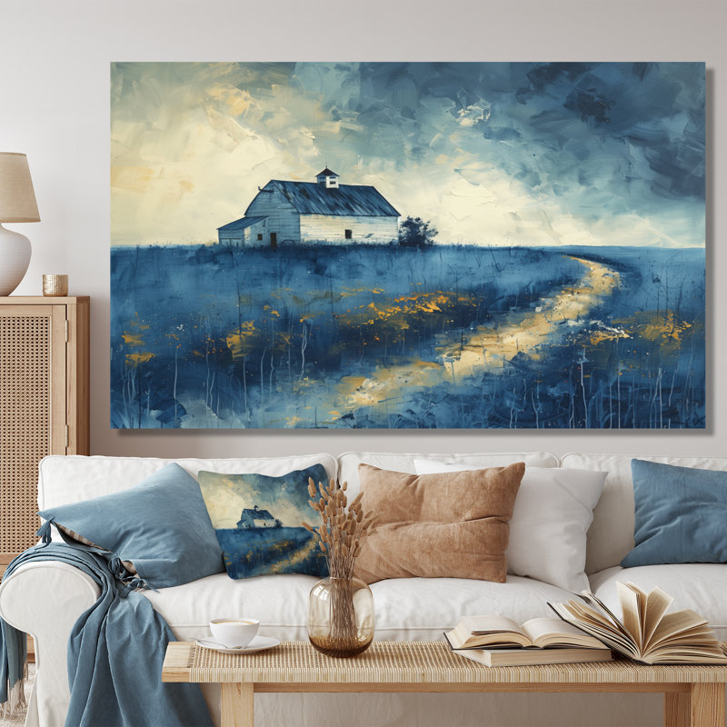 Naomi - décoration murale grange, Cadre flottant doré, H 12 po x l 20 po
