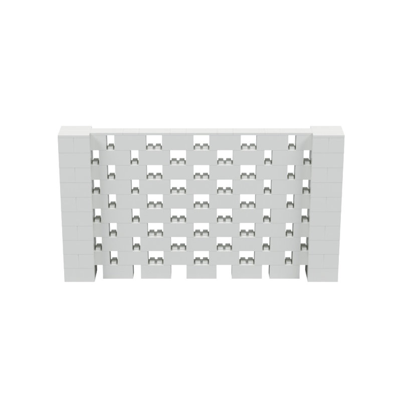 Ensemble mural Everblock, Gris clair, H 60 po x l 108 po x P 12 po