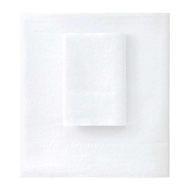 Lush Linen Pillowcases, Standard, White