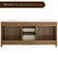 Ensemble de meuble-lavabo double 72 po avec plateau en marbre Shamar-960628928