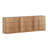 Set of 3 Sideboard Cabinet with 3 Drawers, Camel-1998535881