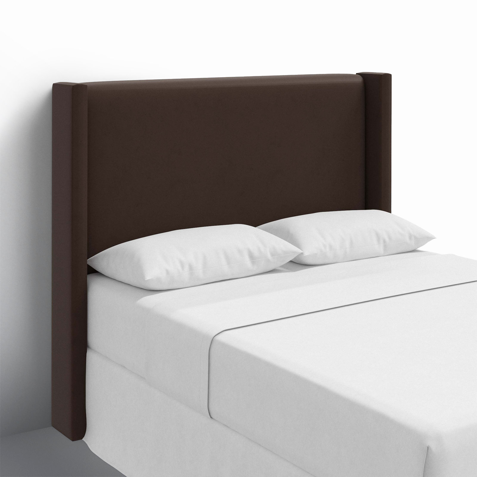Hanson Upholstered Headboard, Twin, Classic Chocolate Velvet