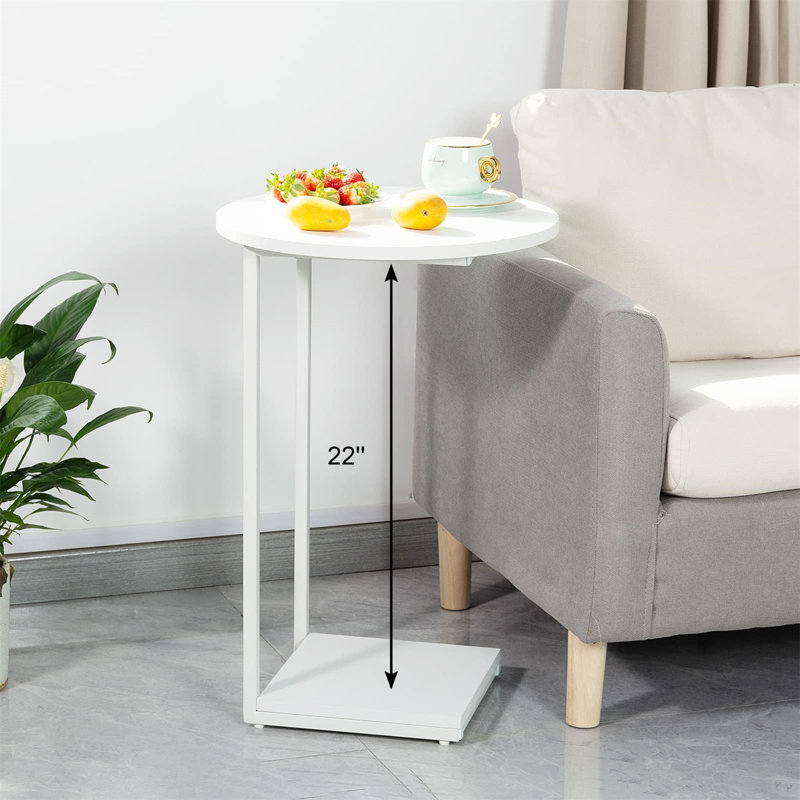 Table de bout Jaiyi, Blanc