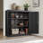 Lockable Metal Storage Cabinet with 2 Adjustable Shelves and Secure Doors