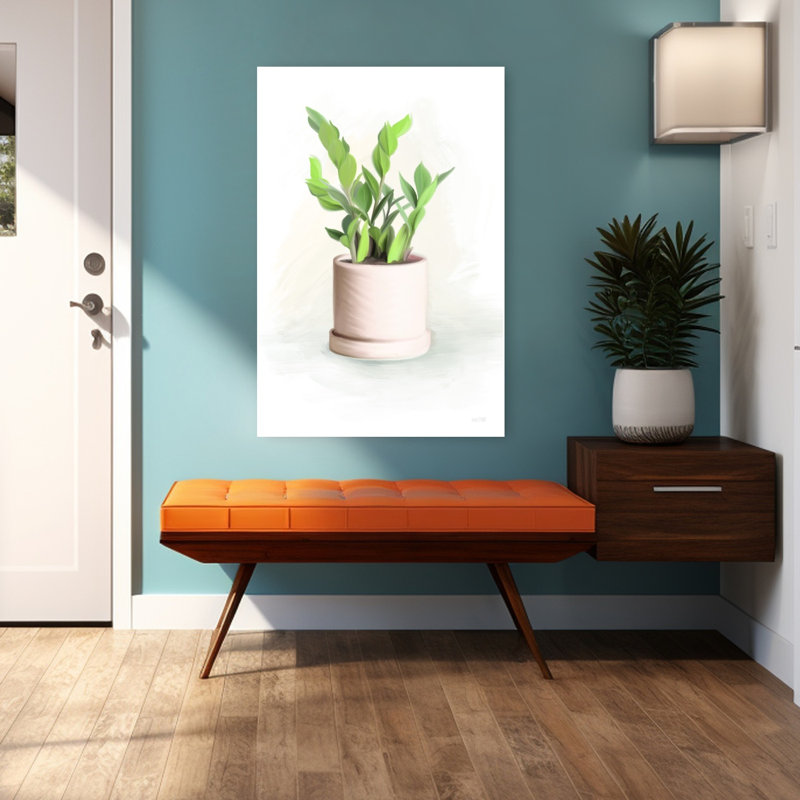 «Everyday Plants III», art végétal contemporain, H 48 po x l 32 po