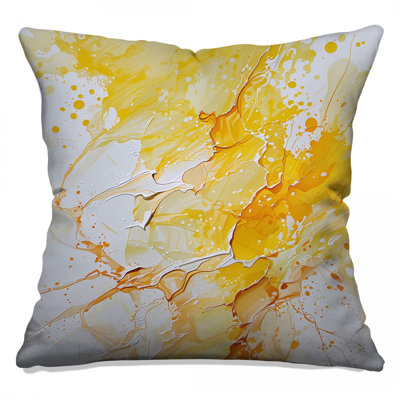 Coussin Yellow Splash