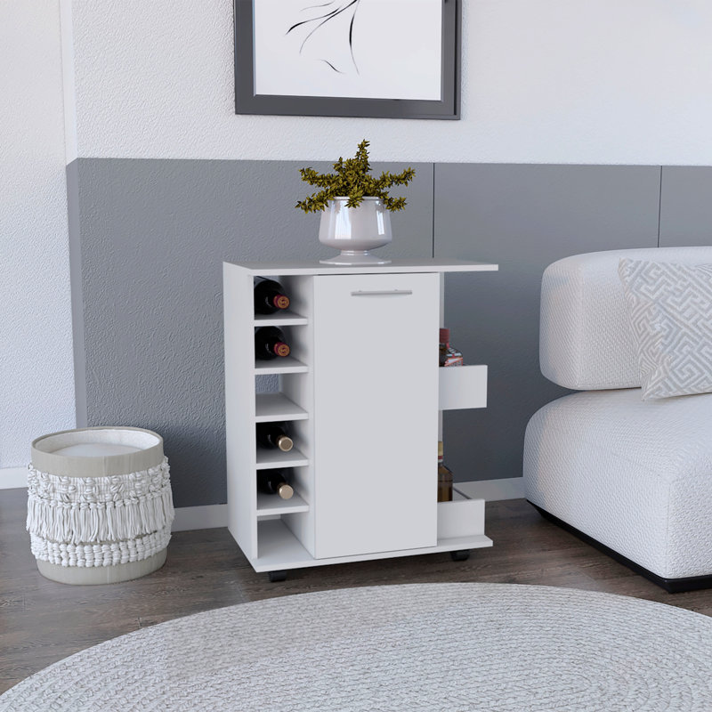 Îlot de cuisine Wynne avec rangement et armoire