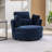 50" W Dahlonega Slipcovered Swivel Barrel Chair-606675345-635921148