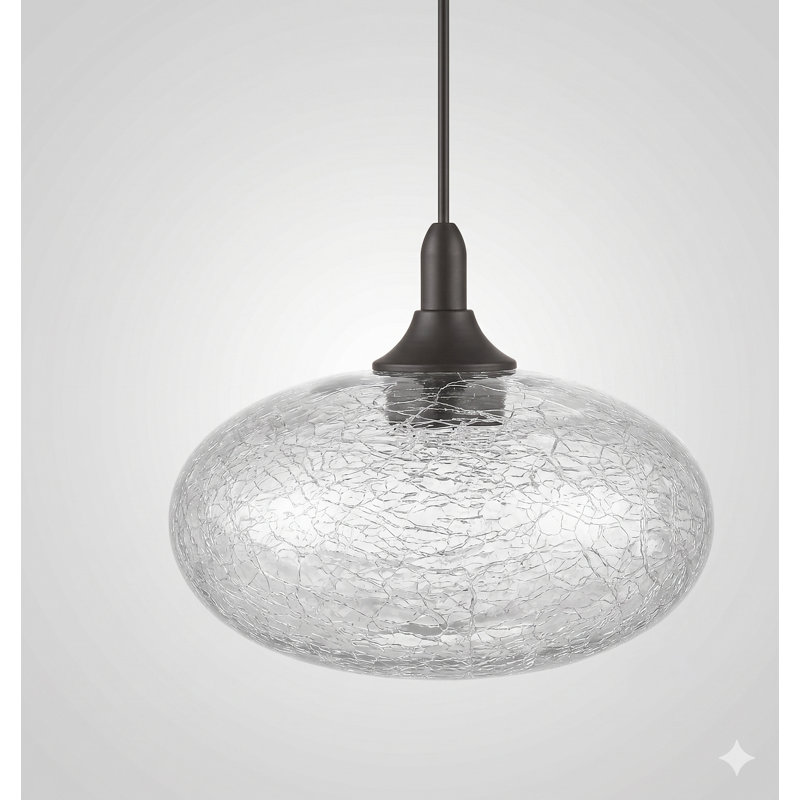 Luminaire suspendu géométrique à DEL 13 lumières Alvie, Noir mat