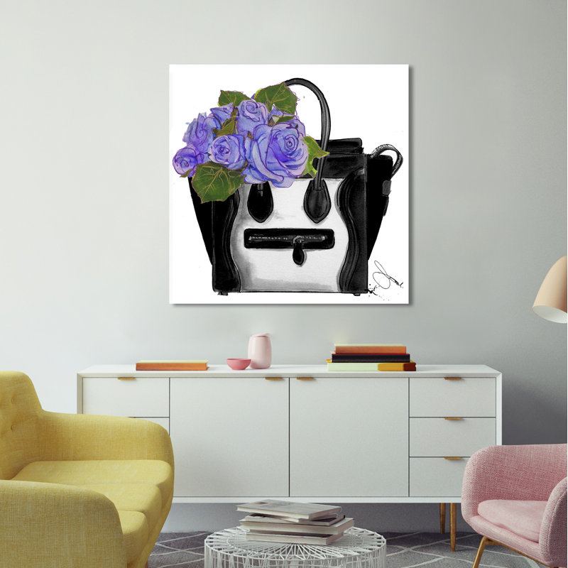 « apportez-moi des fleurs », impression encadrée, H 28 po x l 28 po x P 1,5 po, Toile tendue