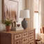 Lampe de table 25 po gris / brun Shari