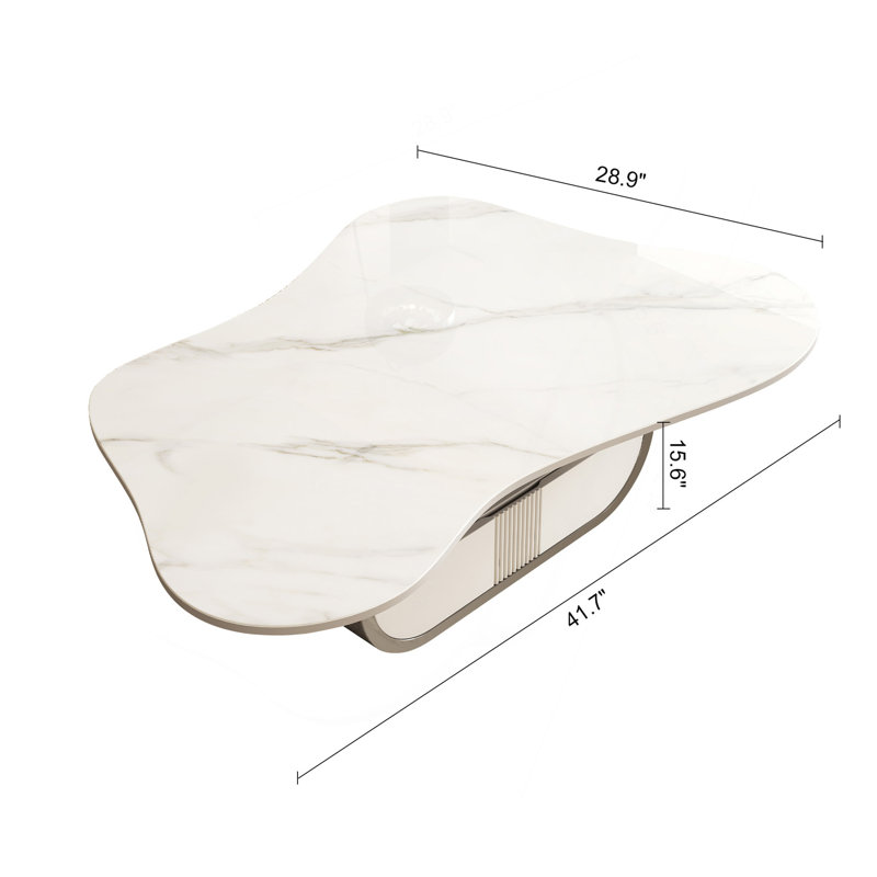 Table basse Modern Modern Butterfly, Gris