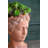 D6x9" Visage Head Bust Planter-1159317492