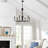Qmari 6 - Light Iron Dimmable Chandelier-2125584068