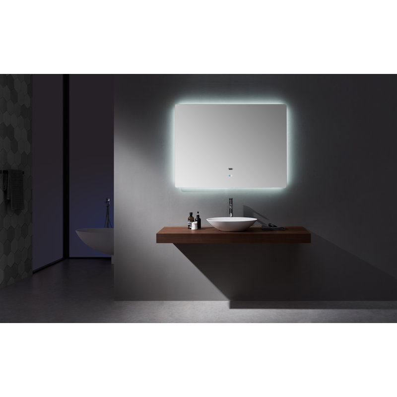 Miroir de meuble-lavabo à DEL Luano, 36 po x 48 po
