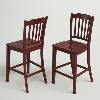 Fortville Solid Wood Counter/Bar Stool