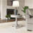 Gray Round End Table