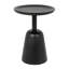 Table d'appoint ronde en bois de manguier