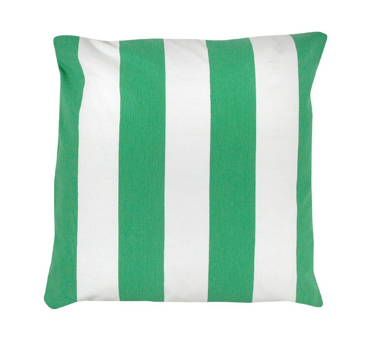 Milton Green Star Ava Striped Cotton Reversible Throw Pillow | Wayfair