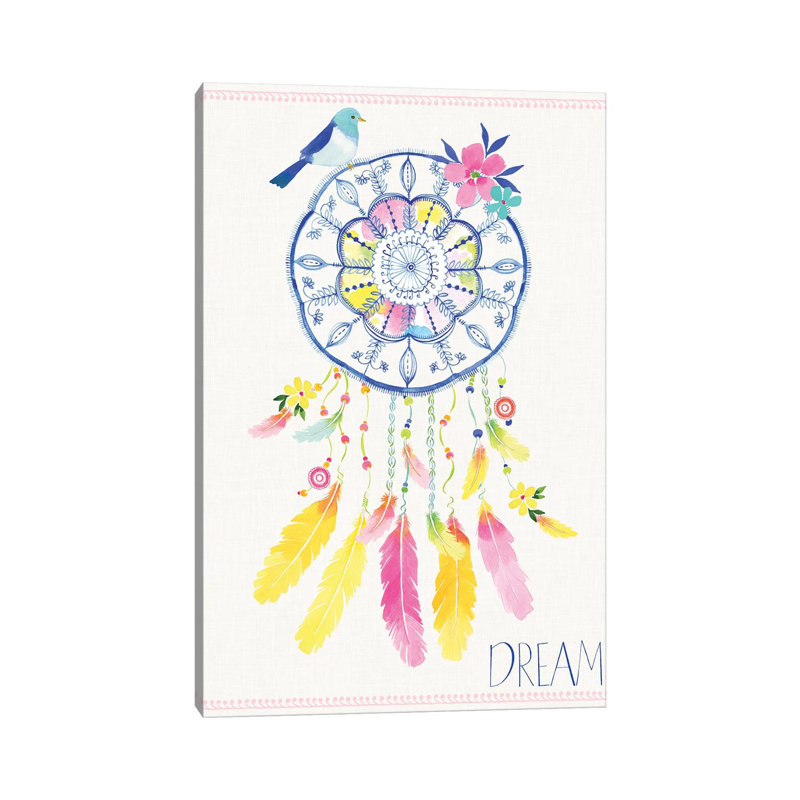 Dream- Dream Catcher by Stephanie Ryan - Painting on Canvas, Wrapped Canvas, 66.04cm H x 45.72cm W x 3.81cm D