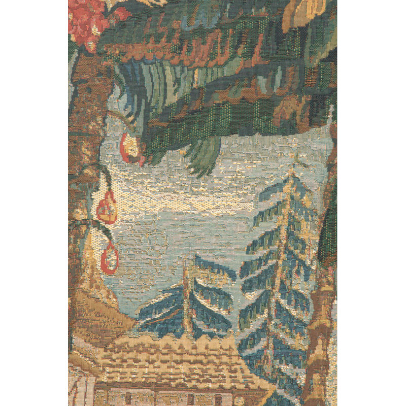 Loom Woven Cotton Blend Wall Hanging, 38" H x 40" W x 0.15" D