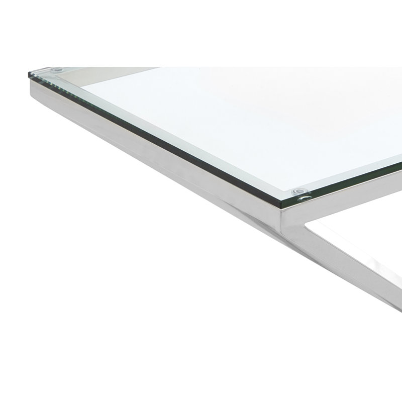 Fultz Solid Coffee Table, H 76 x W 120 x D 40 cm