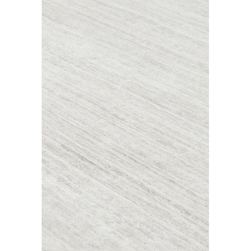 Rug & Kilim’S Oversized Textural Rug In Solid White, Beige And Cream Striae