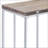 Weathered Accent Table,Extendable table,Side Table,Oak And Chrome Finish