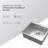 16 Gauge Stainless Steel Single Bowl Kitchen Sink With Soundproofing And Efficient Drainage System.
